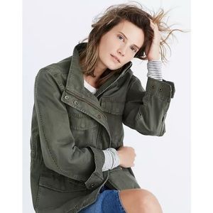 Madewell Surplus Jacket in Army Green